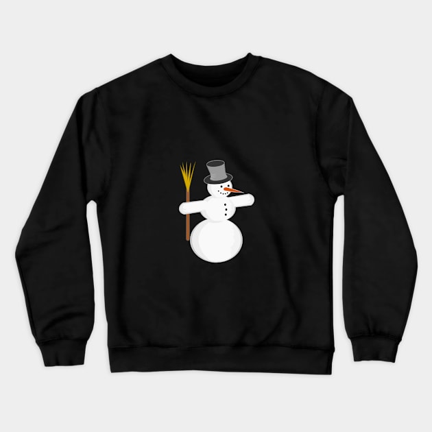 Snowman Crewneck Sweatshirt by mypointink